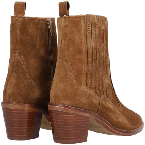 Alpe - BOTÍN CAMPERO CON TACÓN COLOR CUERO Beige, Blanco, Cuero, Negro