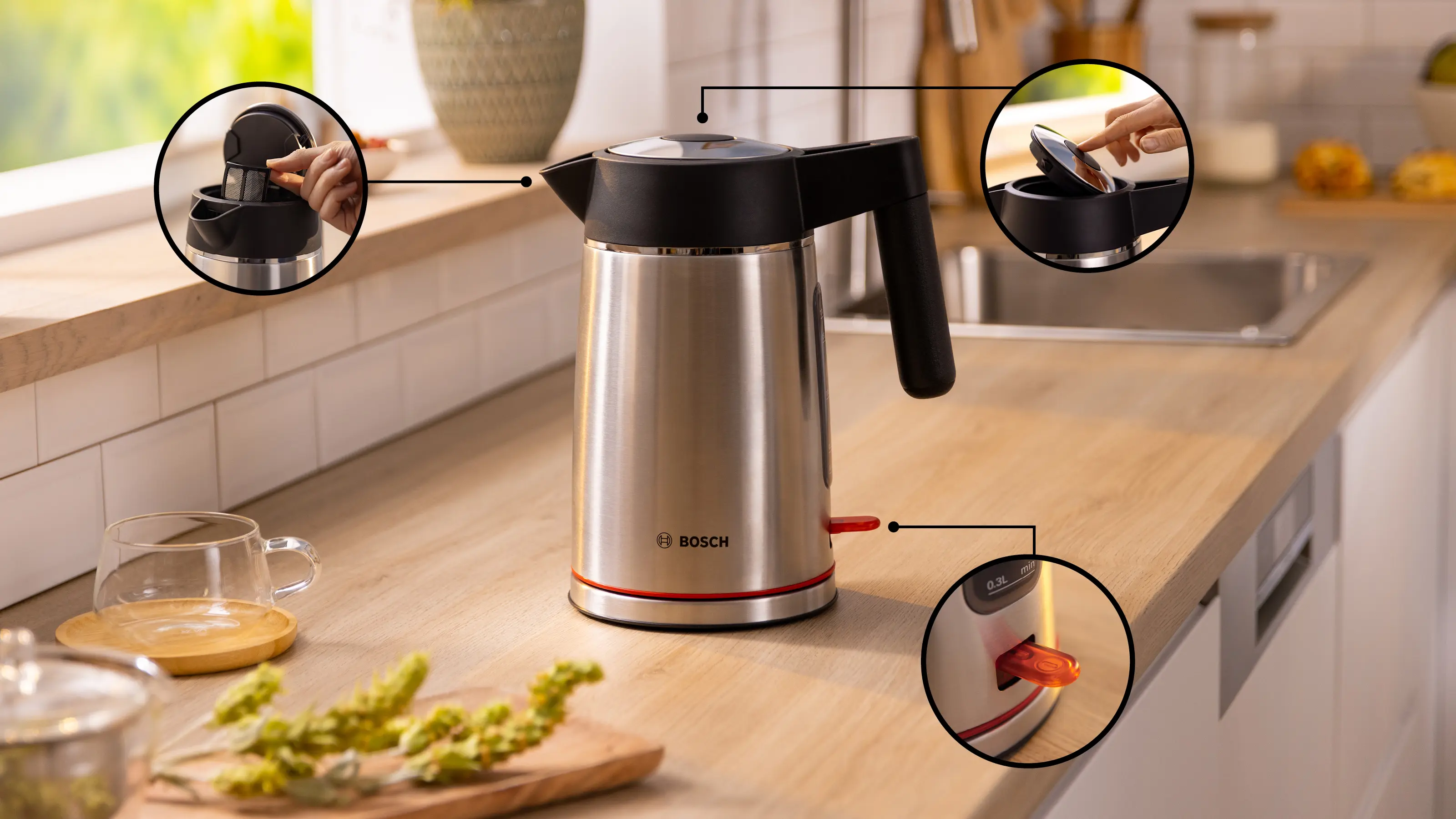 Waterkoker MyMoment Roestvrij staal TWK6M480