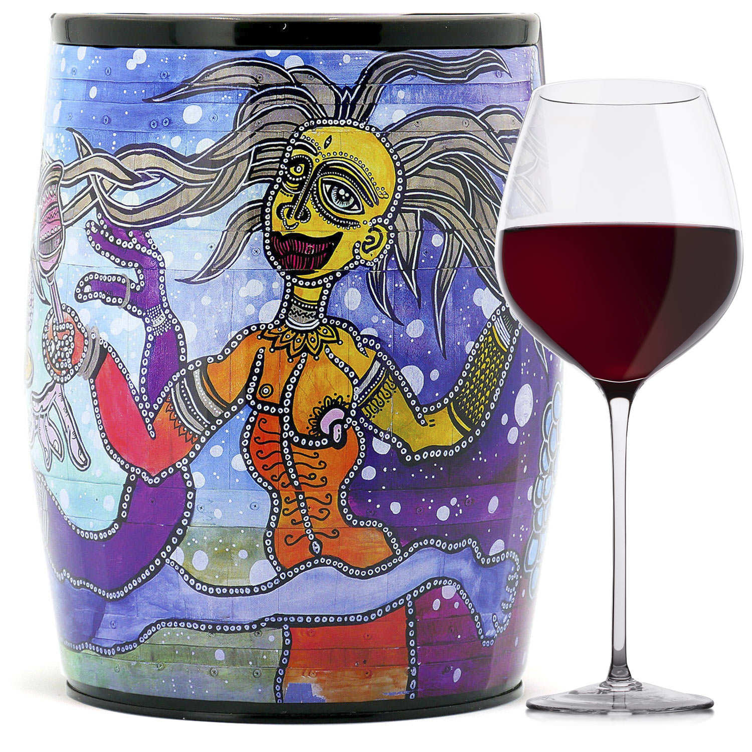Bib'Art Michaël Relave vin rouge Le Benjamin de Puech Haut