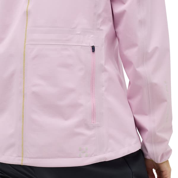 Veste trail HAGLÖFS L.I.M TEMPO TRAIL PROOF JACKET W FRESH PINK