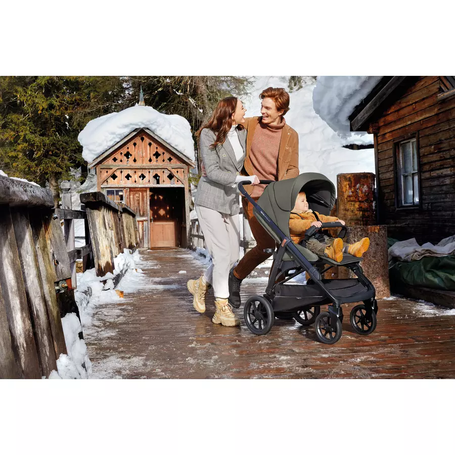 Inglesina Kombikinderwagen Duo Aptica XT Polar Blue Gestell Black