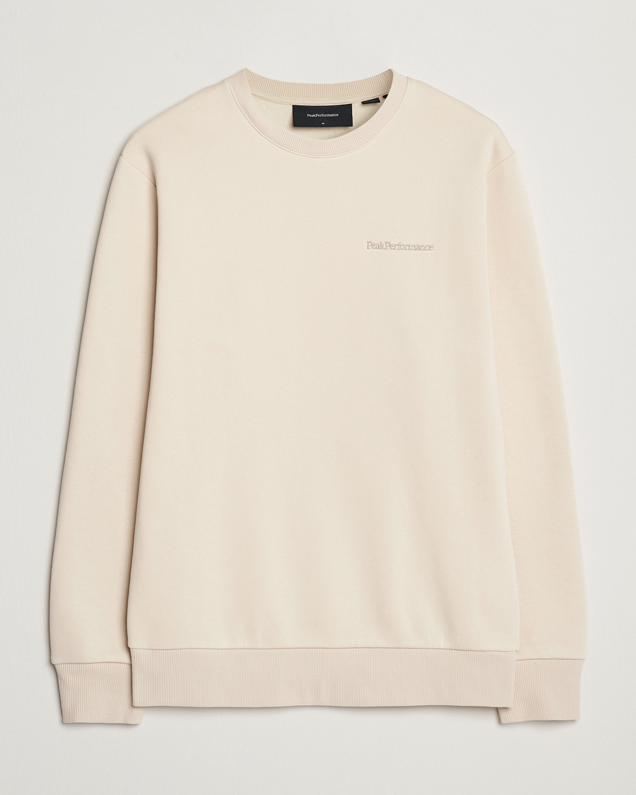 Peak Performance Original Crew Neck Sweatshirt Sand Fog