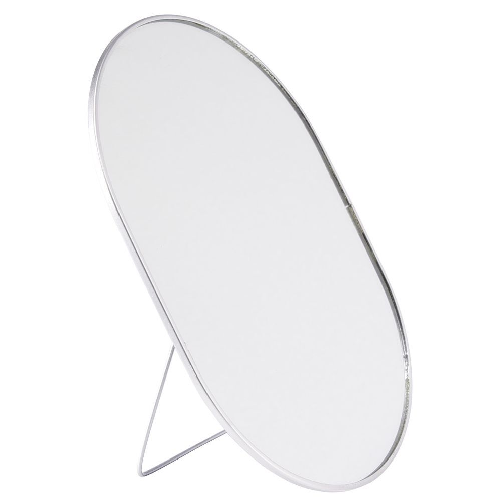 Miroir à poser métal gris Sunflow 16x2xH22cm