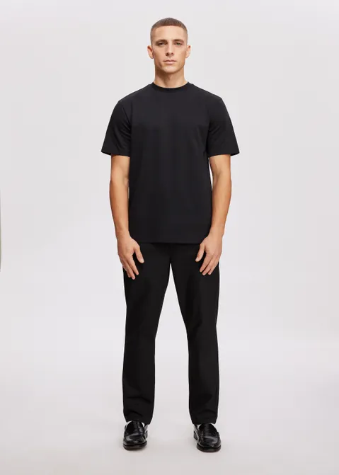 Basic t-shirt zwart (ZWART)
