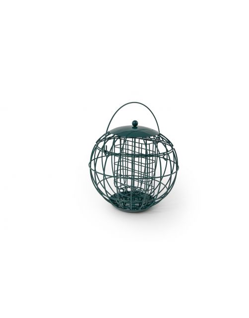 Wildbird Vetblokhouder London - Voersilo - 22x22x21 cm Groen