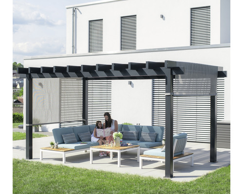 Pergola, tuinpaviljoen SOJAG Yamba 10x16 445,5 x 251,8 cm antraciet