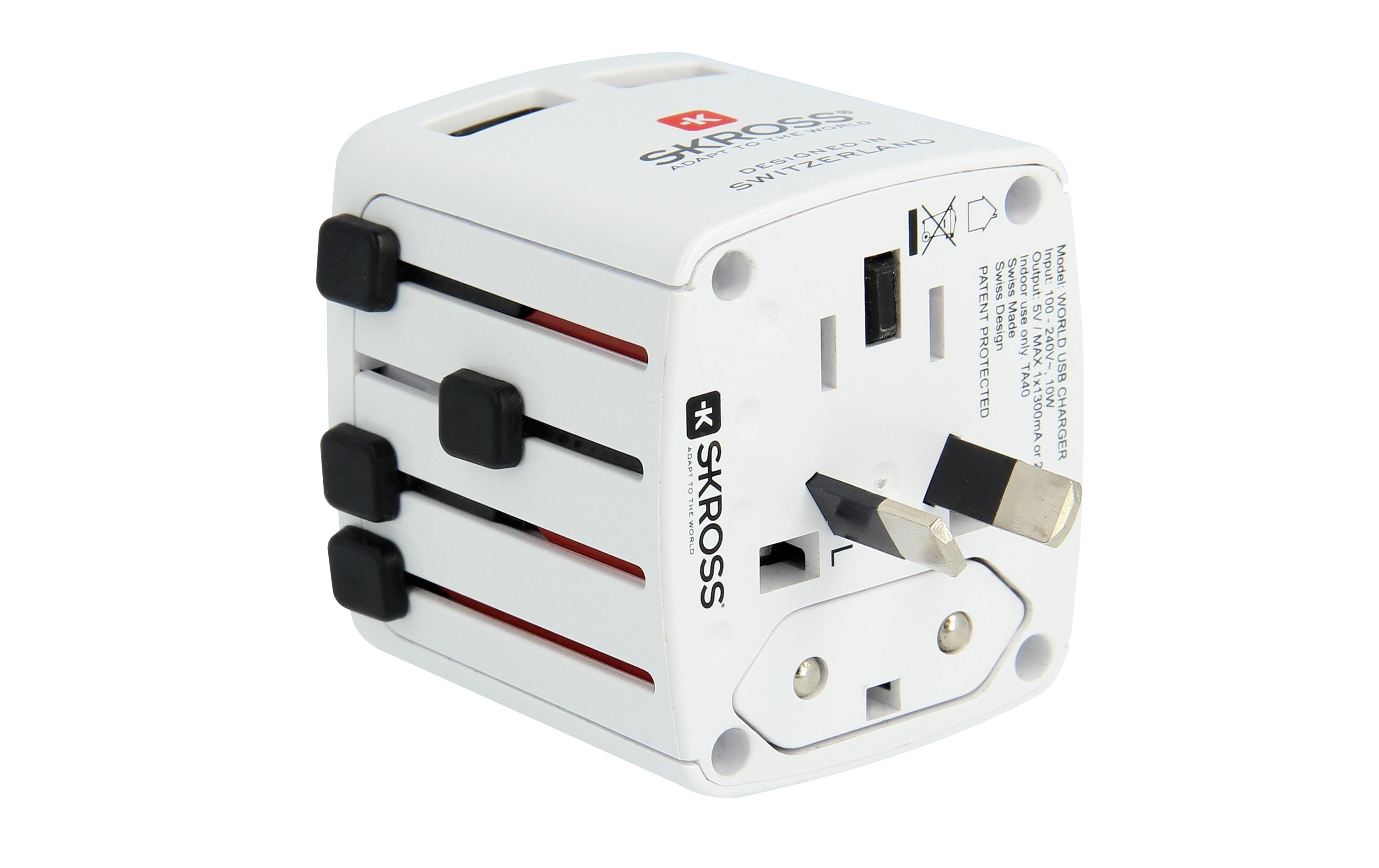 Reisenetzteil World Dual USB ChargerWorld 2x USB-A-Ladegerät