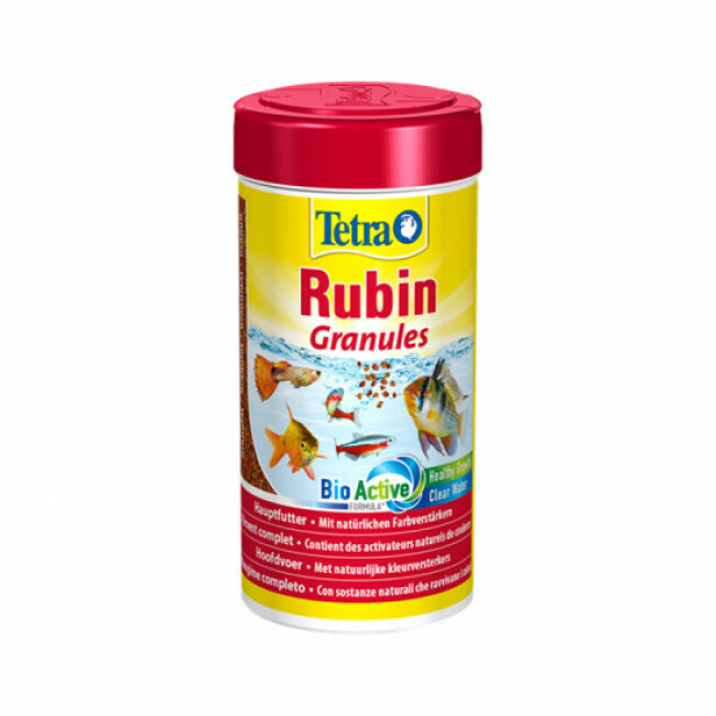 Alimentation Tetra Rubin granulés 250 ml pour poissons