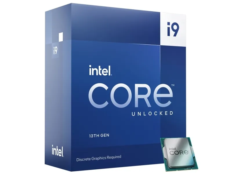 Intel® Core™ i9-13900KF (Raptor-Lake)- 24-Core (8 P-kerner & 16 E-kerner) - 32 tråde - 4,3 GHz (Op til 5,8 GHz - Intel® Turbo Boost) - LGA1700-Socket - Box (Uden køler)