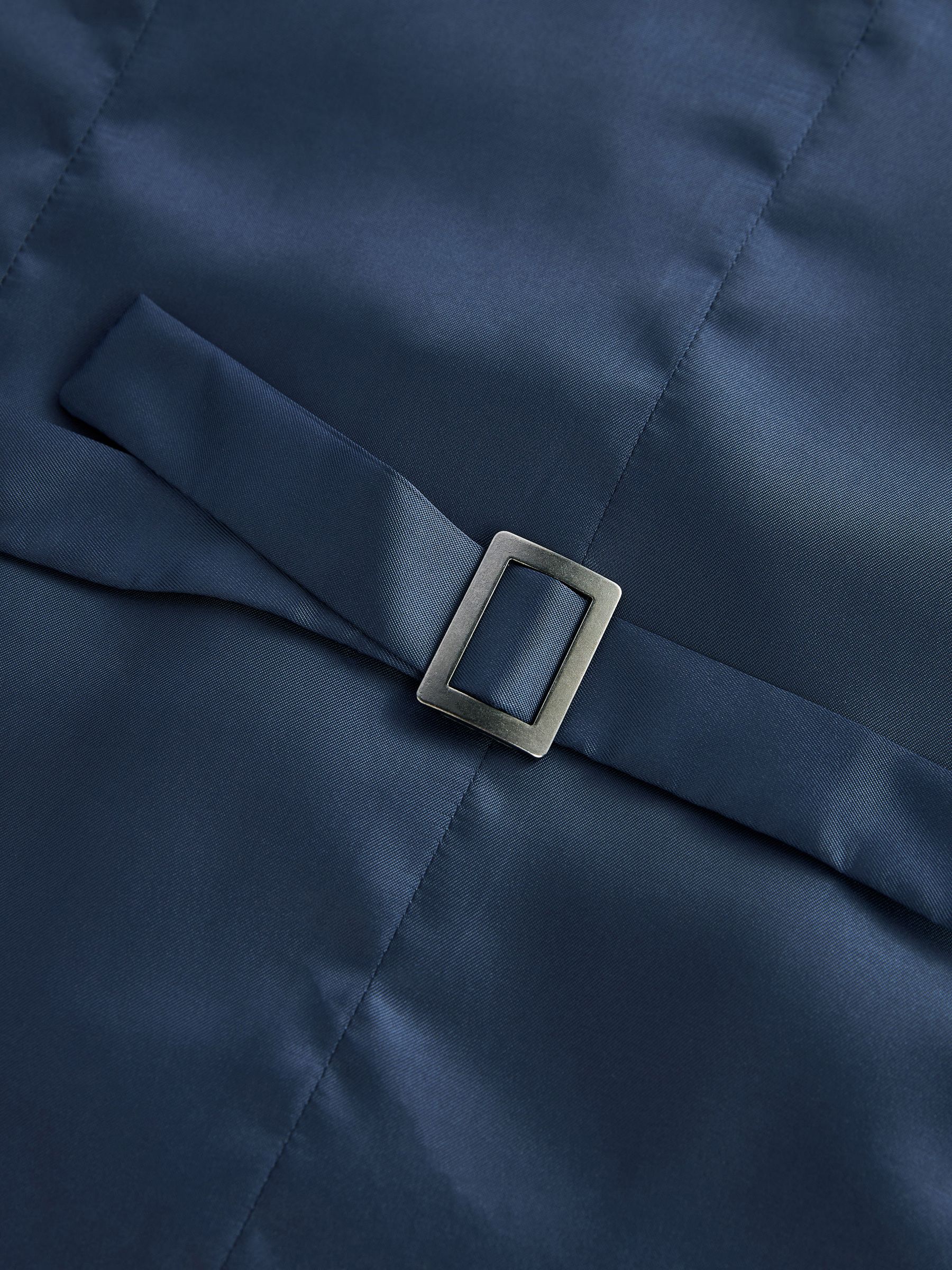Blauw - Slim-fit kostuum van linnemix: broek