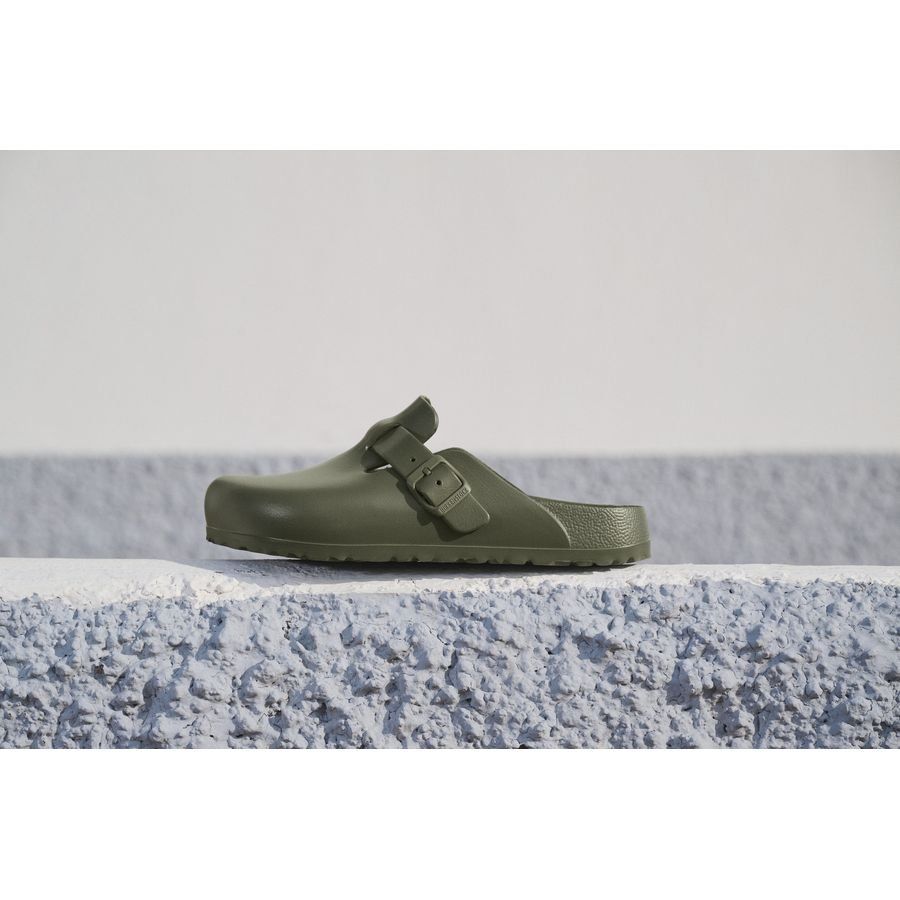 Birkenstock Sandale Boston EVA Narrow Fit - Vert