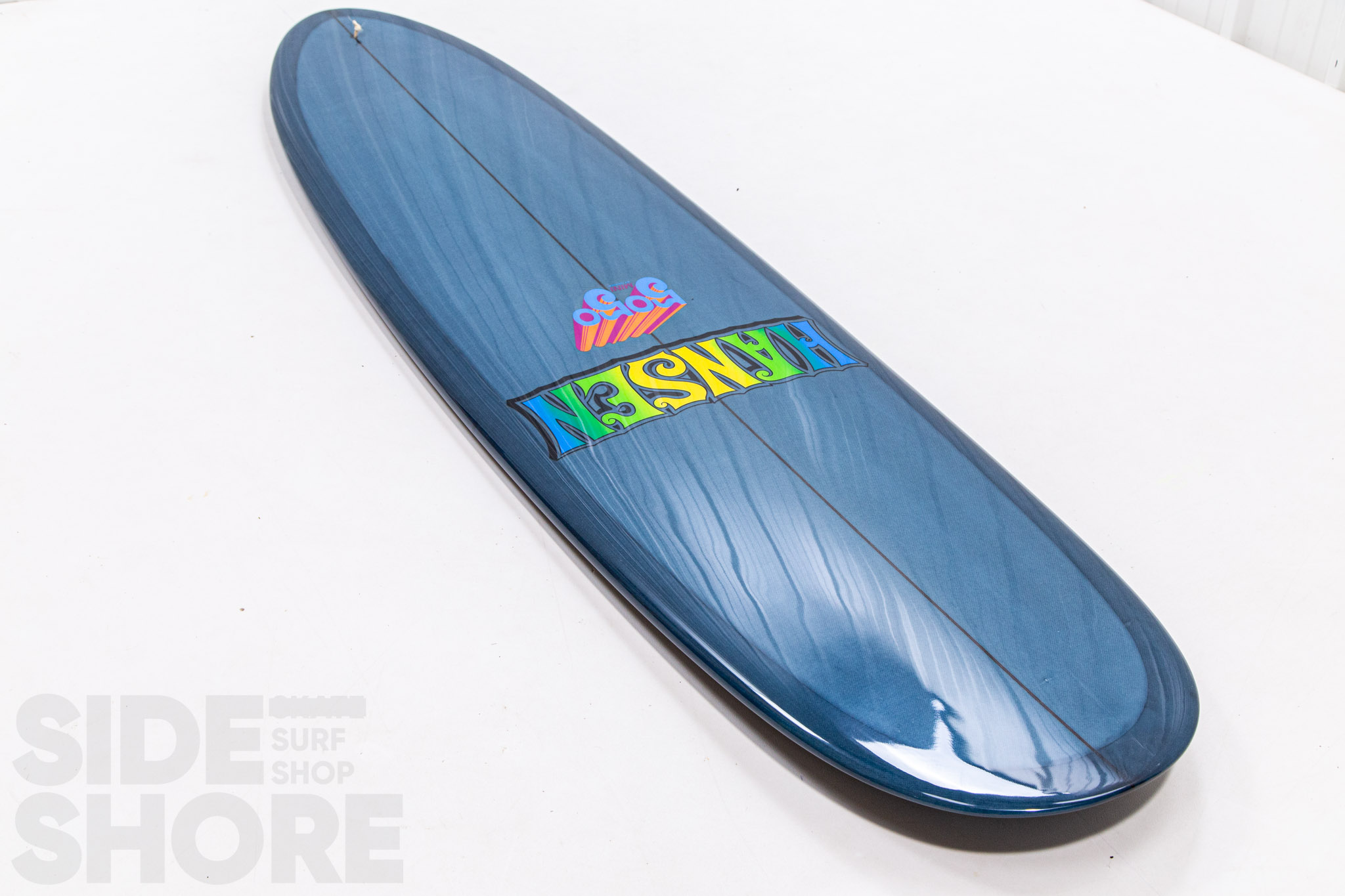 Hansen Surfboards 50-50 Mini - Blue/Grey   Polish - 7'8 x 22 1/2