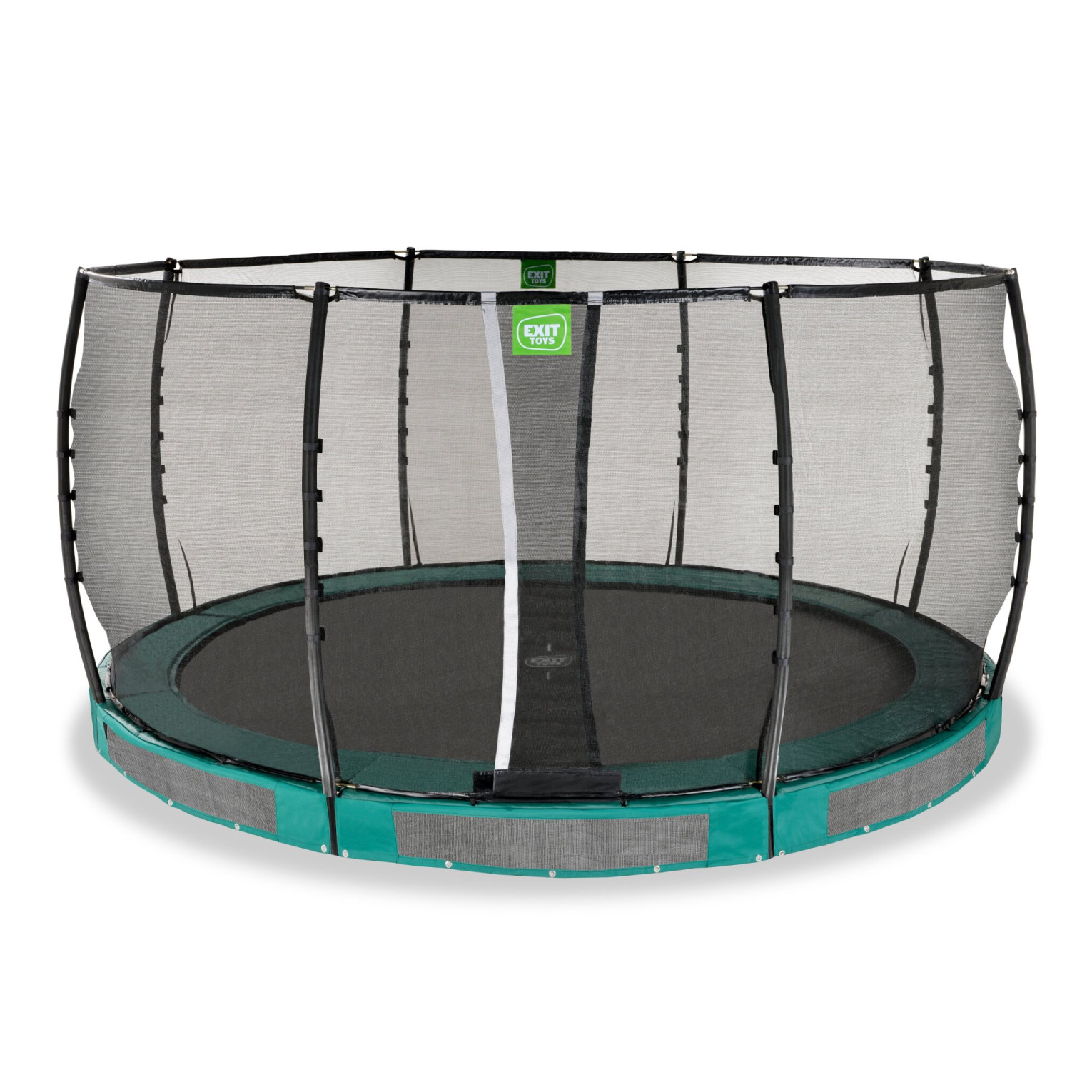 EXIT Allure Premium inground trampoline ø427cm - groen