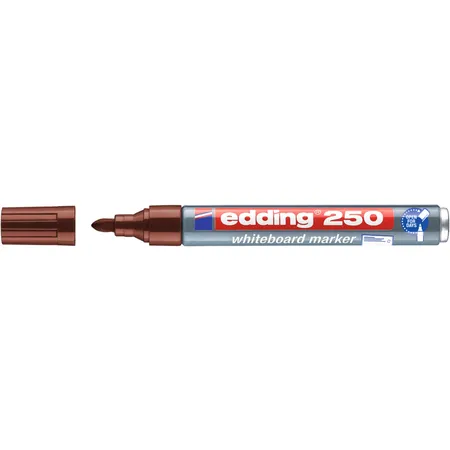 edding 250 Whiteboardmarker, 1.5-3mm, braun