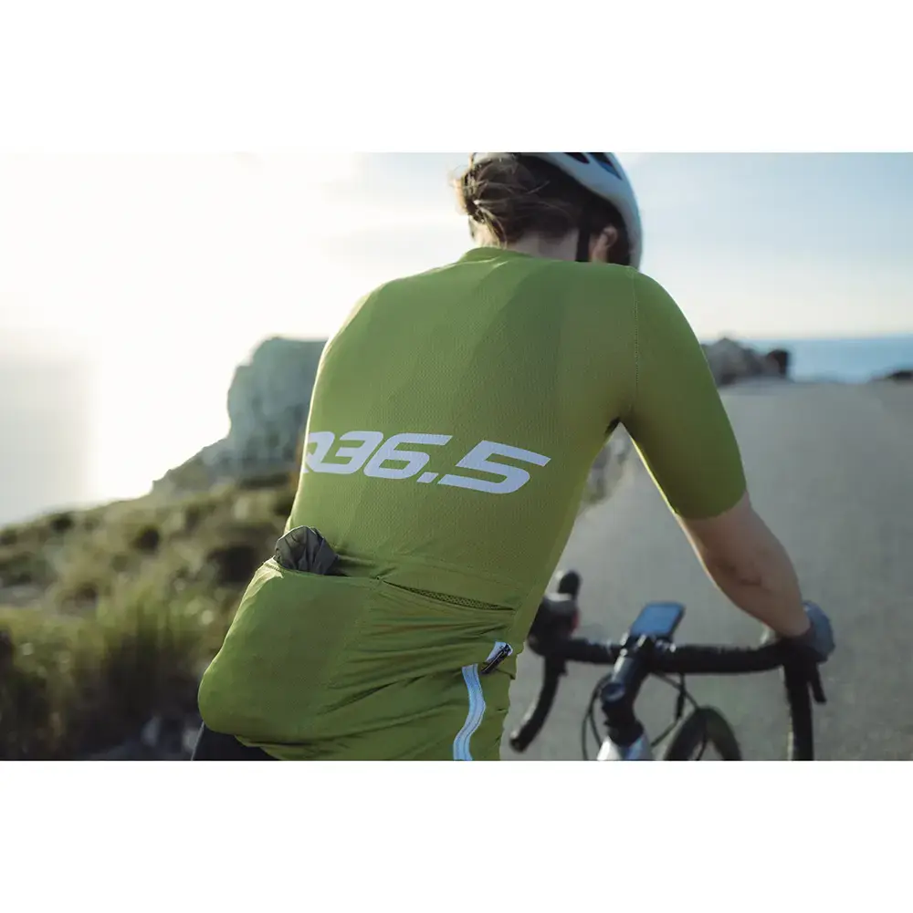 Q36.5 G1 Signature Fietsshirt Korte Mouwen Pistacchio Dames