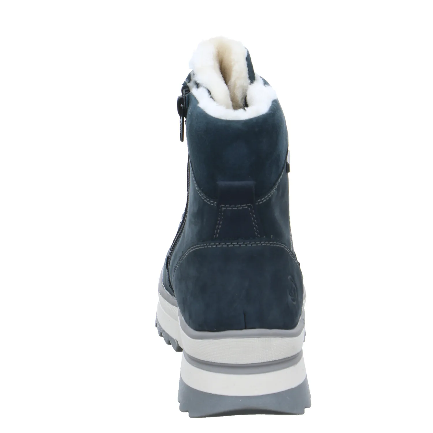 REMONTE Snowboot Blau Leder  mit TEX-Membrane