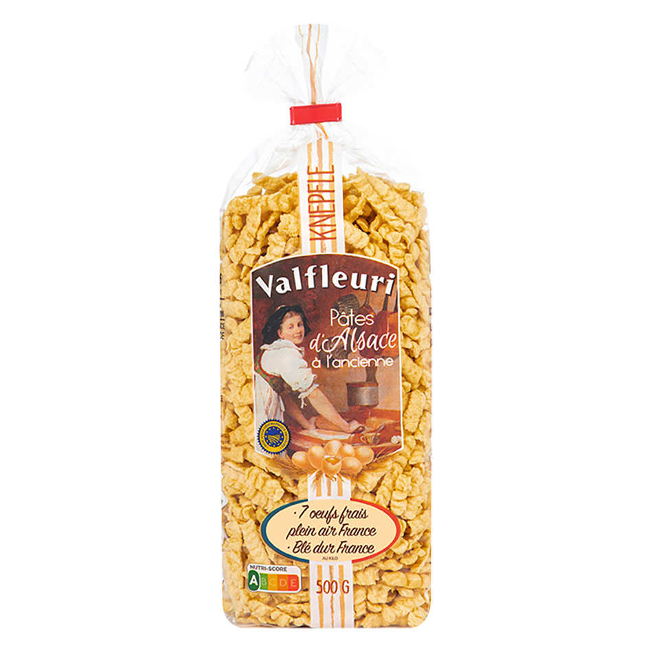 Pâtes traditionnelles d'Alsace IGP - Knepfle
