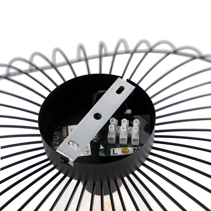 Design plafondlamp zwart 50 cm - Pua