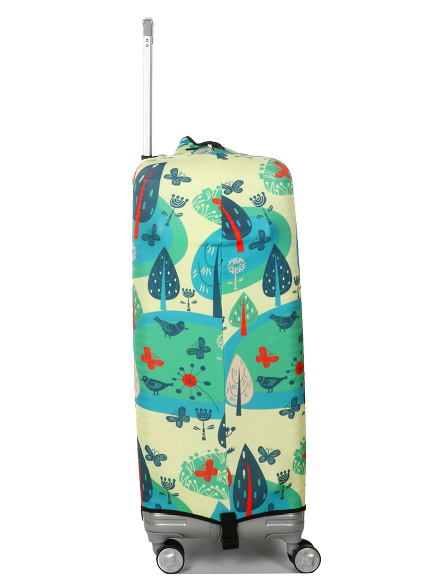 Housse de valise Periea Yellow and Blue Woodland L
