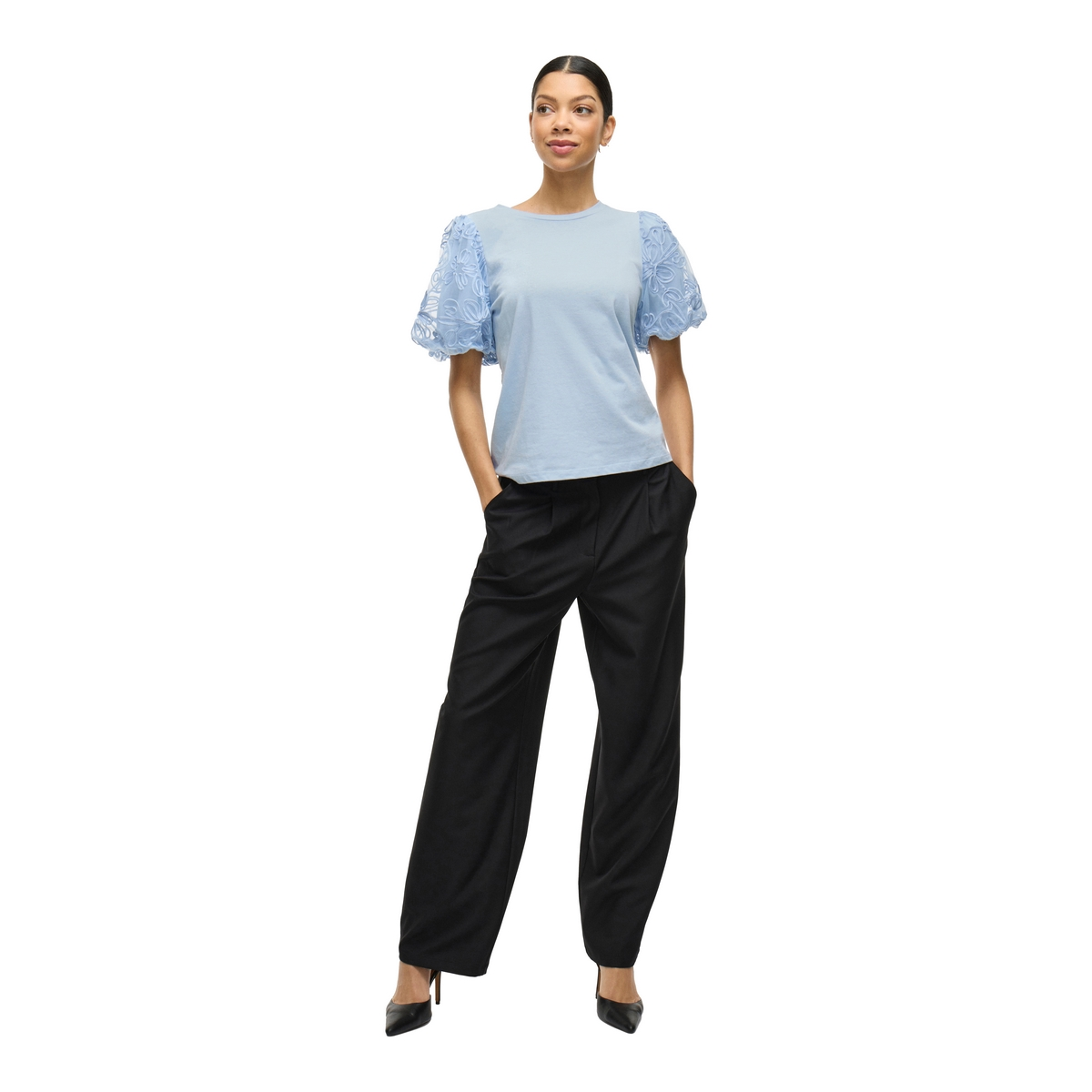 Dames Blouse broderie anglaise