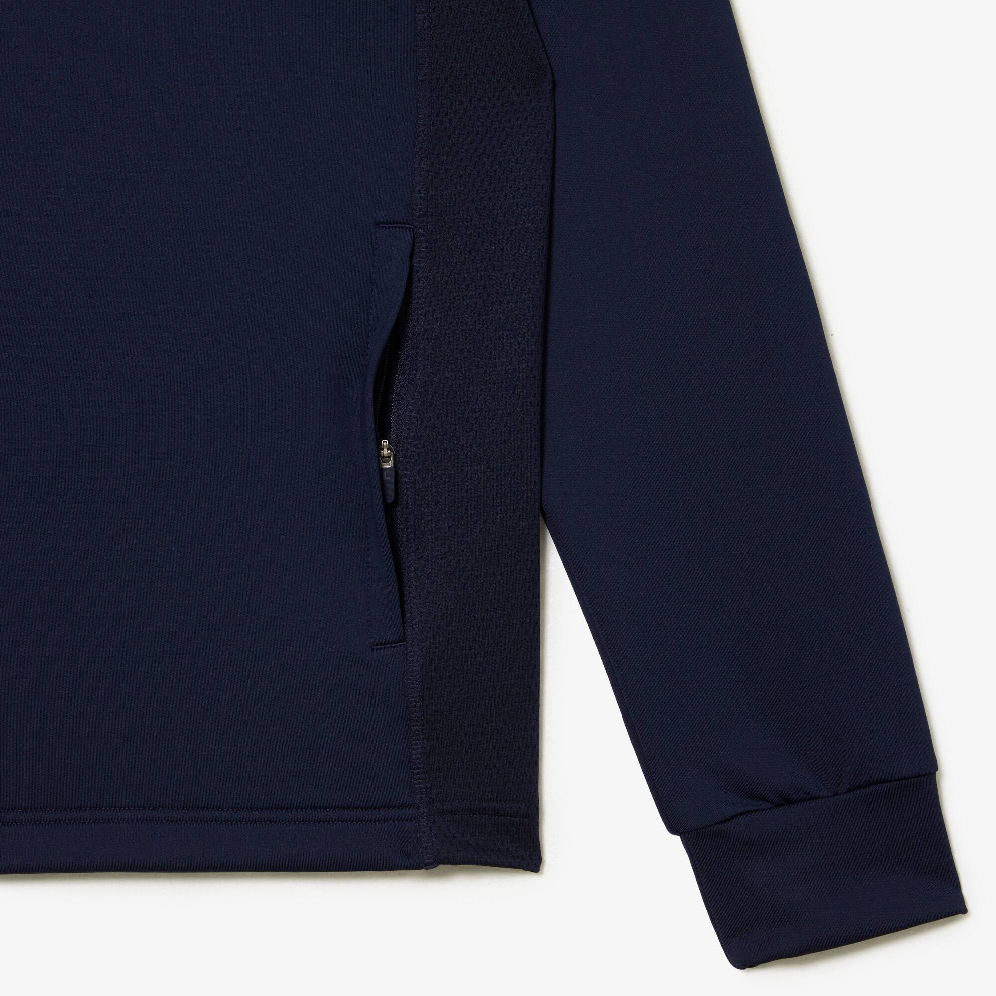 Sweatshirt homme Lacoste Golf avec col banane Sweatshirts - Bleu - Lacoste - Homme