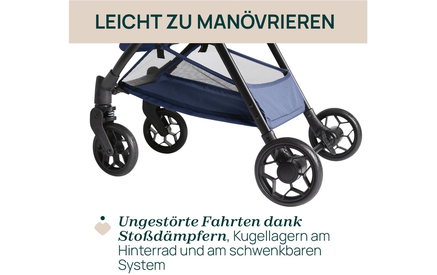 Buggy Urbino Royal Blue<br>Sportwagen für Kinder ab Geburt bis 22 kg