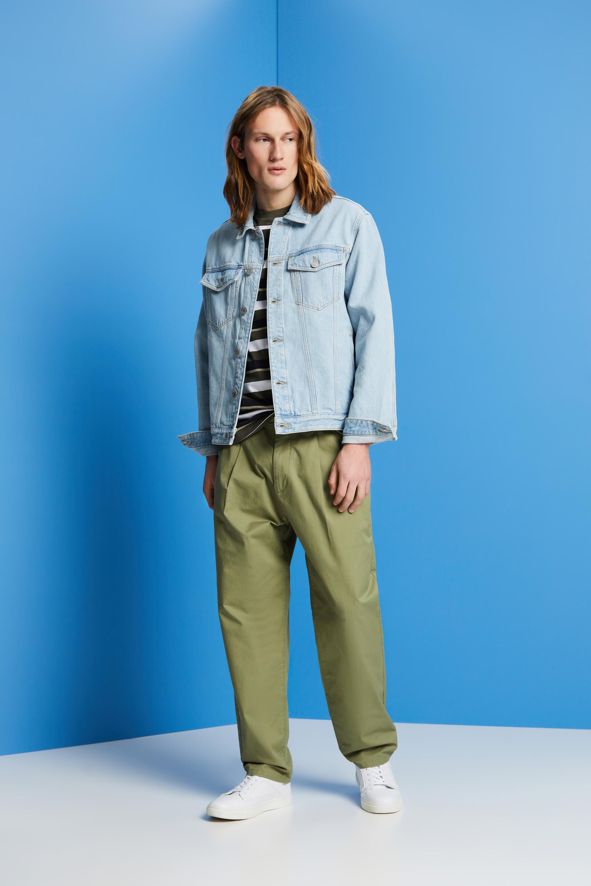 Veste en denim de coton durable
