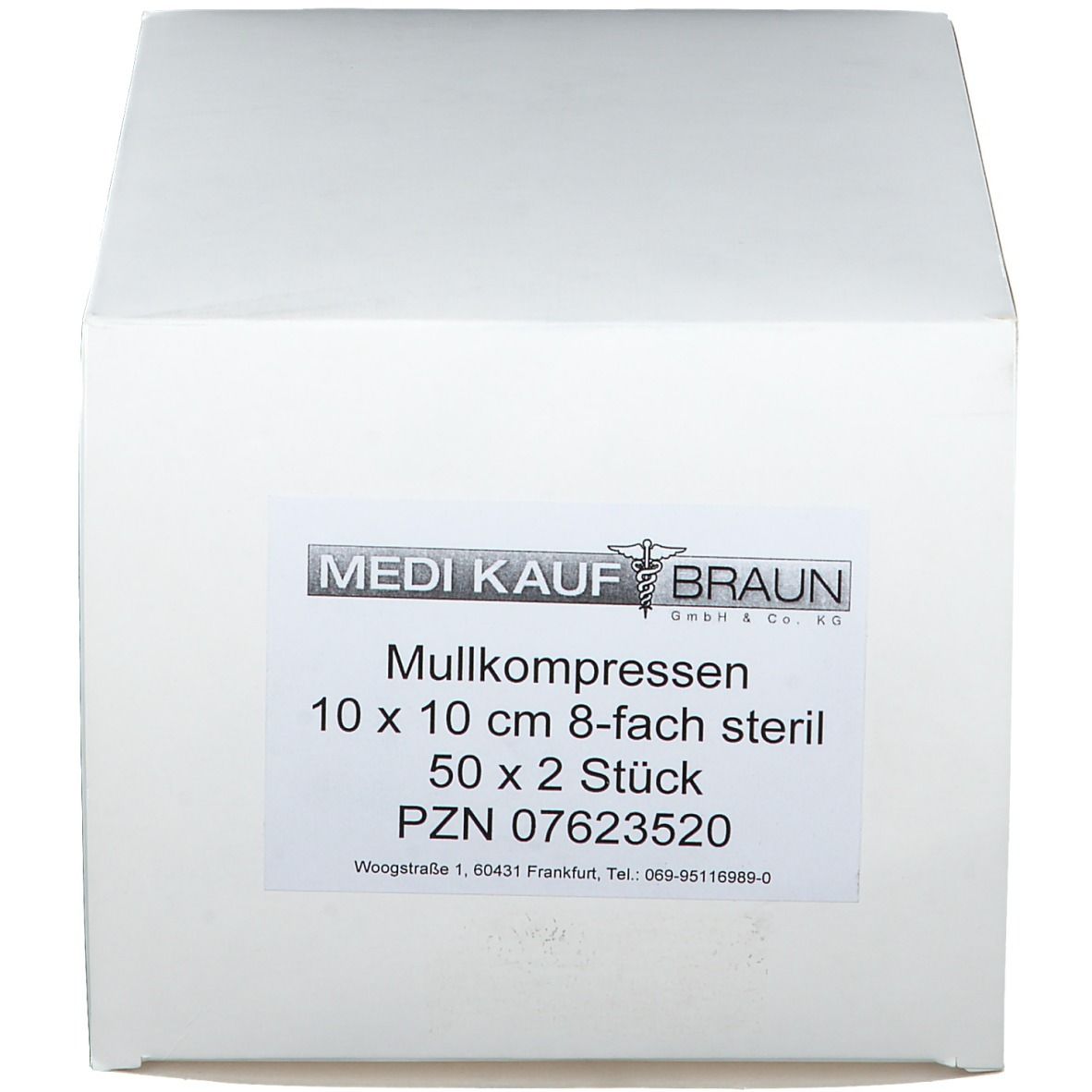 Mullkompressen steril 10 cm x 10 cm 8fach