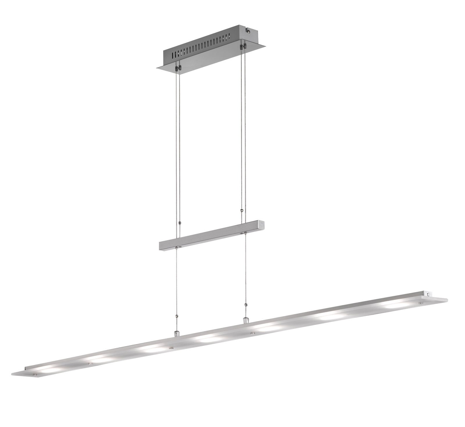 FISCHER & HONSEL CCT LED Pendellampe LARGO 135 cm nickelfarbig