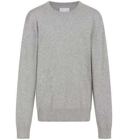 Grønt Bluse - GrCarl - Strik - Grey Melange