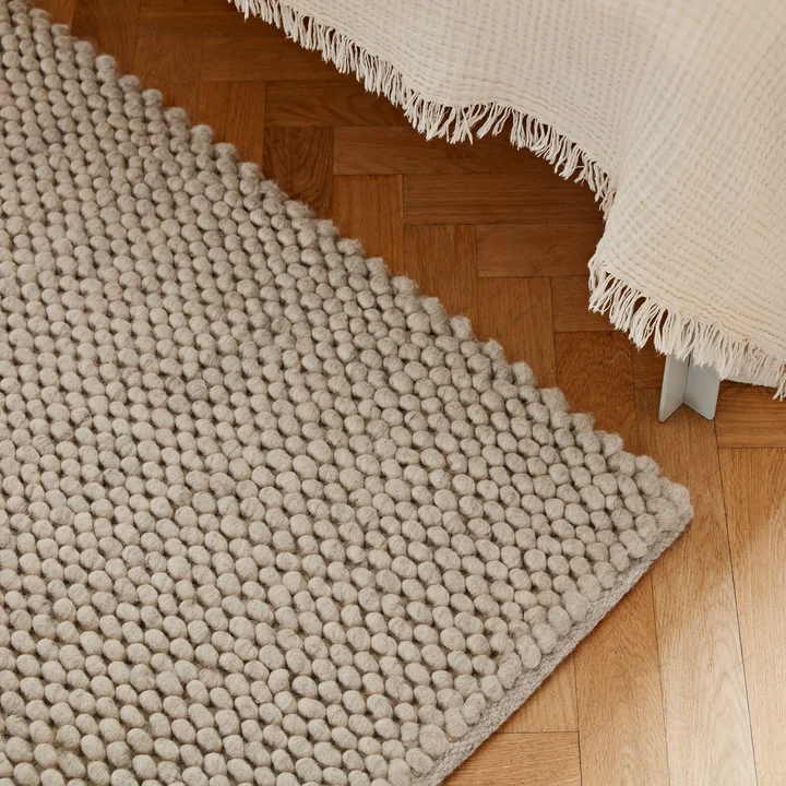 HAY - Peas Teppich 140 x 200 cm, cream