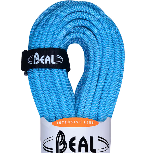 Corde alpinisme BEAL JOKER 9.1MM x 60M DRY COVER BLEU