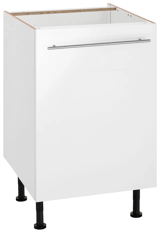 OPTIFIT Spülenschrank »Bern« 50 cm breit, mit 1 Tür, mit höhenverstellbaren Füssen, mit Metallgriff