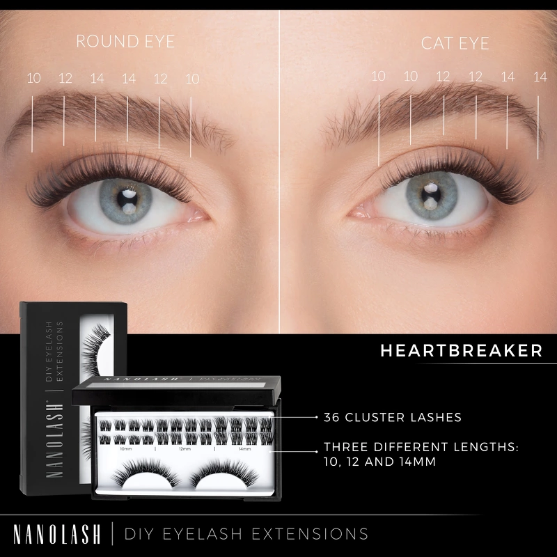 Nanolash DIY Eyelash Extensions Starter Kit - Heartbreaker