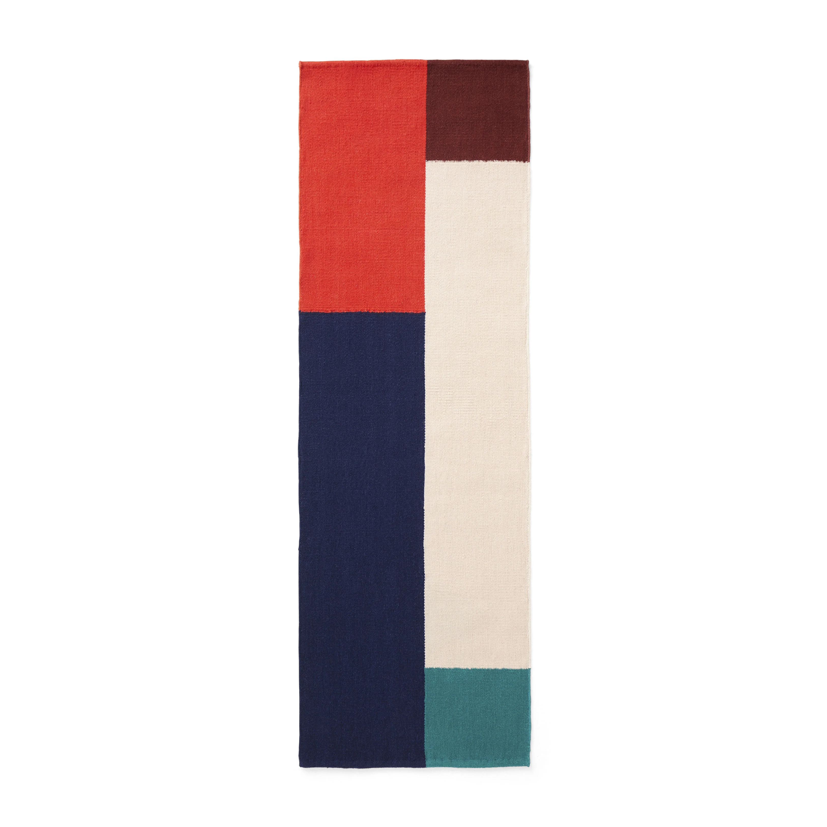 FLAT WORKS - Tapis tissu | Bleu