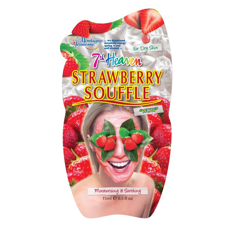 Montagne Jeunesse Gezichtsmasker Strawberry Souffle 12 x 10 ml