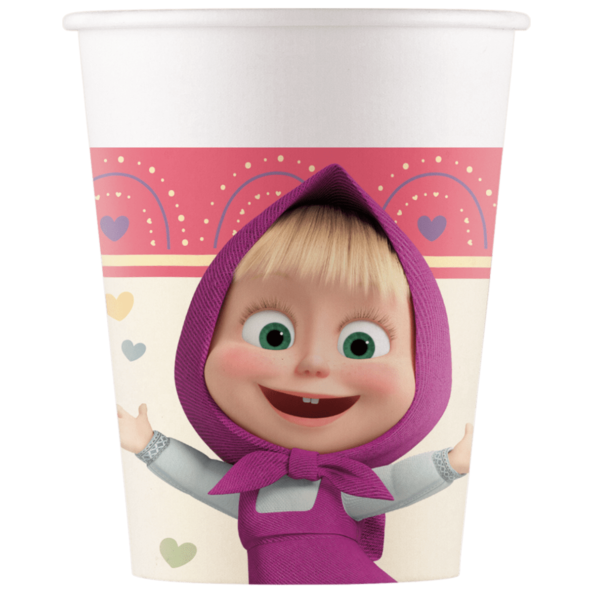 Masha En De Beer Bekers 200ml 8st