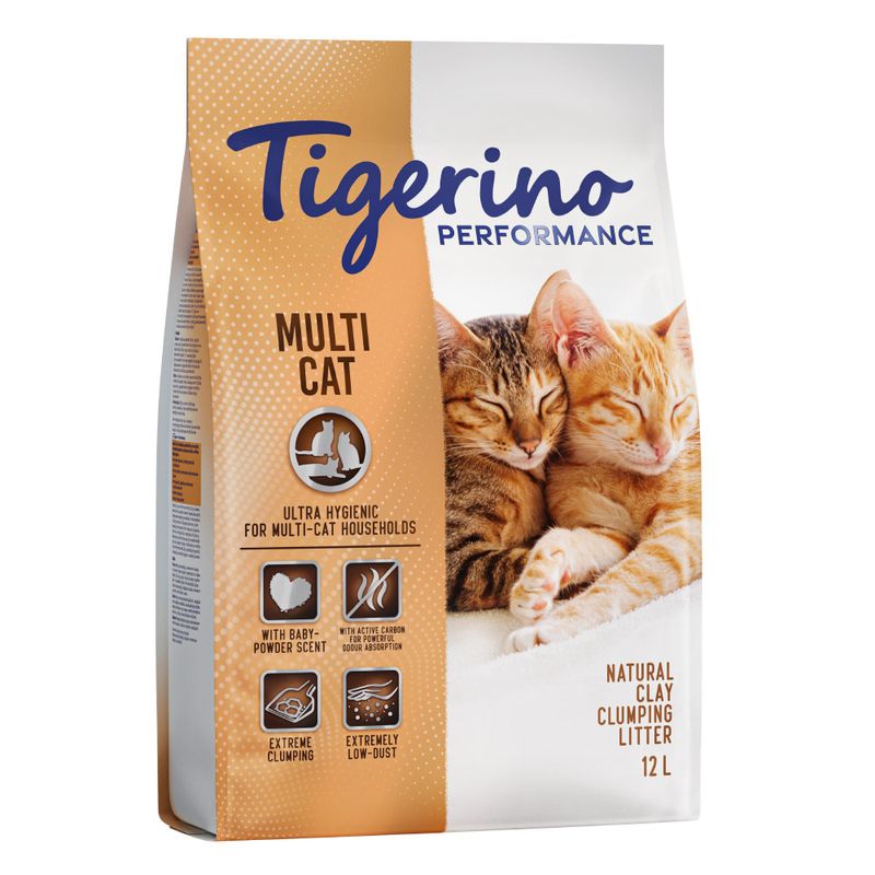 Litière Tigerino Performance Multi-Cat pour chat