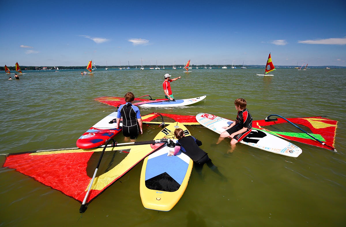 Windsurfen Kurs Starnberger See