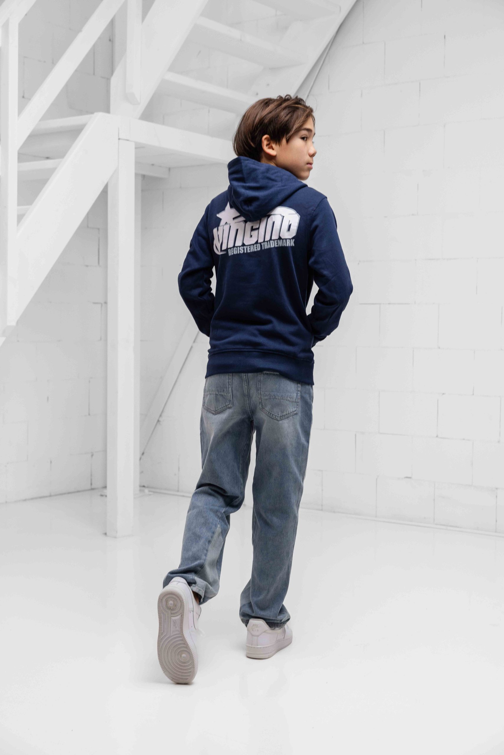 Vingino Nar Hoodie Kids Donkerblauw