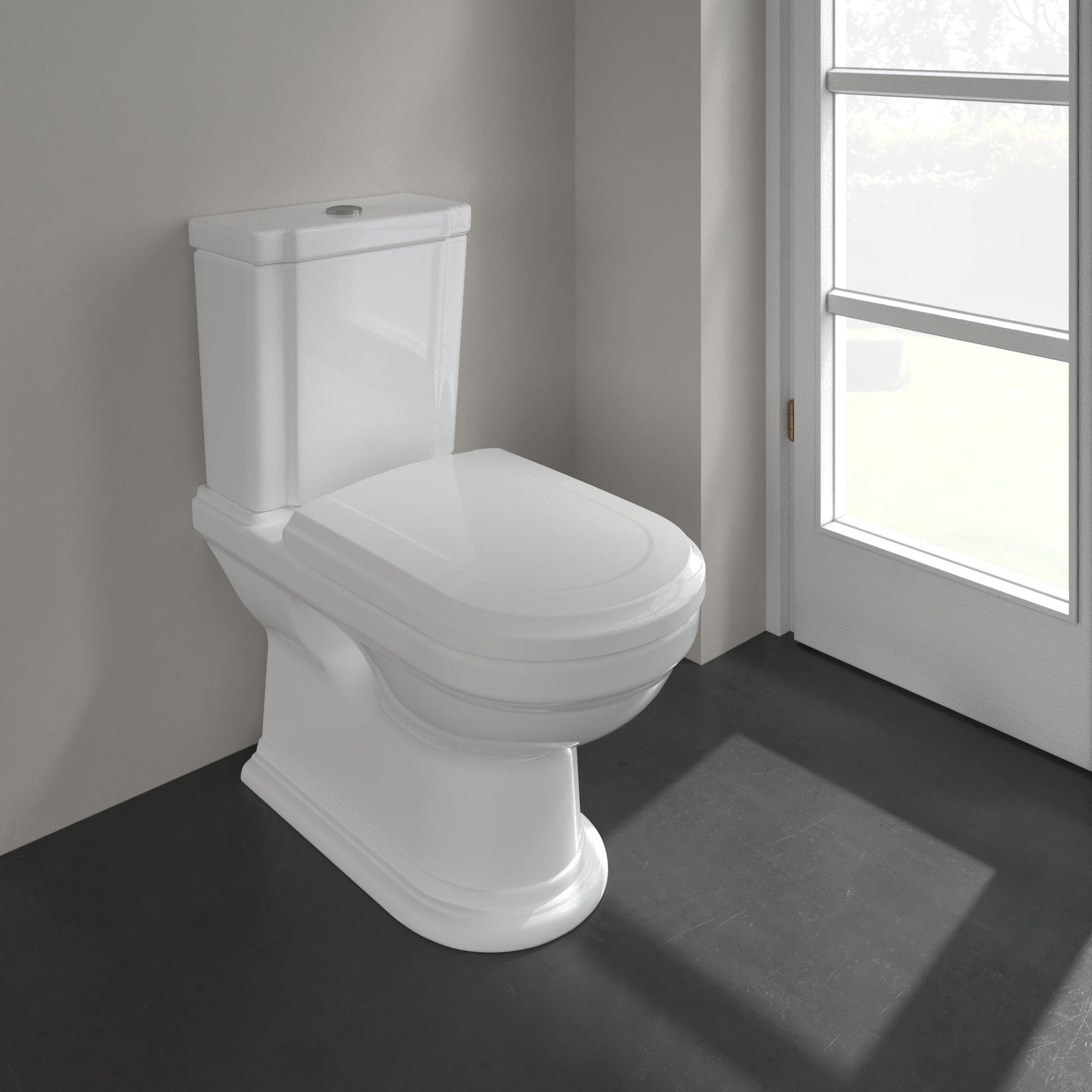 Villeroy & Boch Hommage staand toilet CeramicPlus wit glans