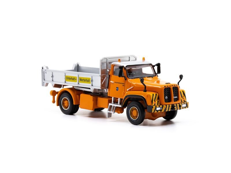 ACE LKW Saurer D330B N4 x 4 Kipper 1:87 Kipper-Modell Baudept. Kt. Aargau im Massstab 1:87