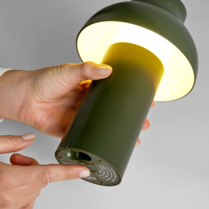 HAY - PC Portable LED Leuchte, cool grey