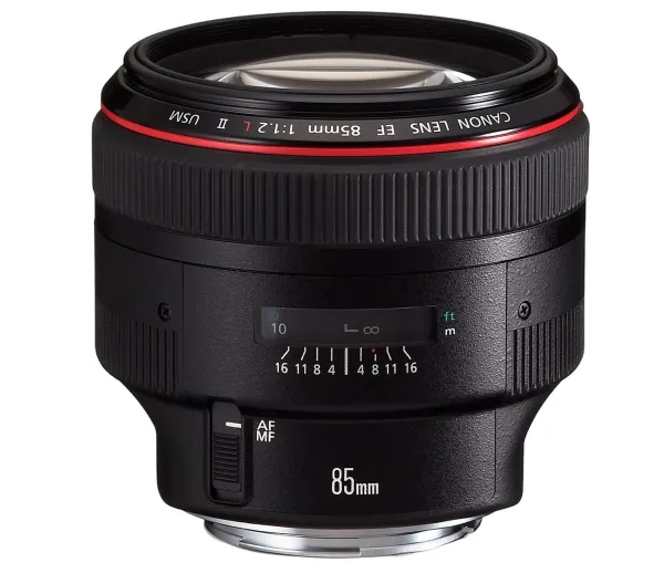 Canon EF - Teleobjektiv - 85 mm - f/1,2 L II USM - Canon EF - til EOS 1000, 1D, 50, 500, 5D, 7D, Kiss F, Kiss X2, Kiss X3, Rebel T1i, Rebel XS, Rebel XSi