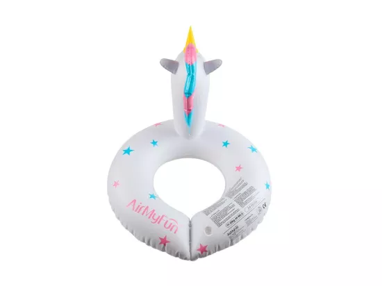Bouée Gonflable Enfant dès 3ans et + pour Piscine & Plage, Flotteur ø49cm - Licorne Magique ø49 Cm