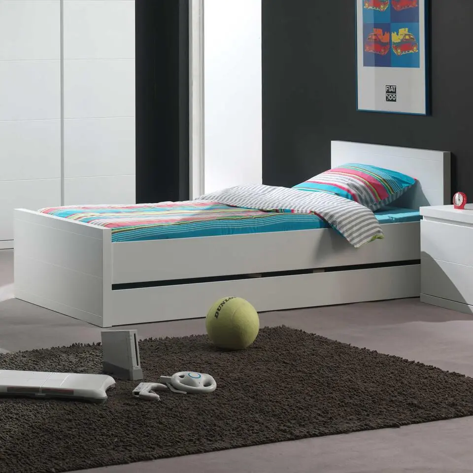 Kinderbed Lara 90x200 cm - wit