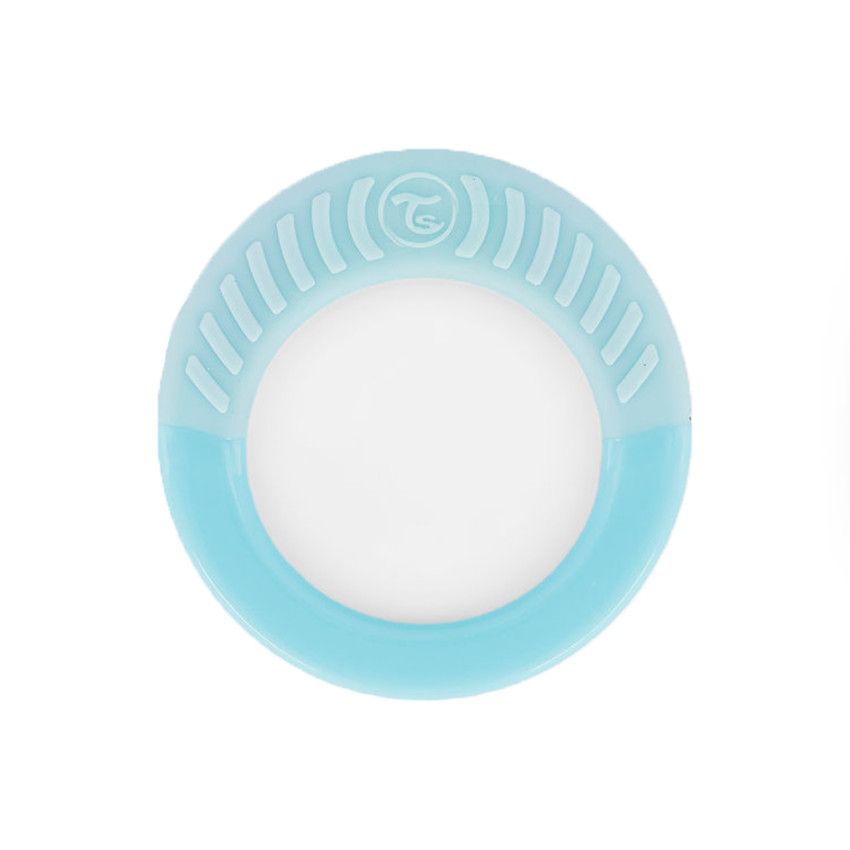 Anneau de dentition 2 mois + - Bleu Pastel - Ecru