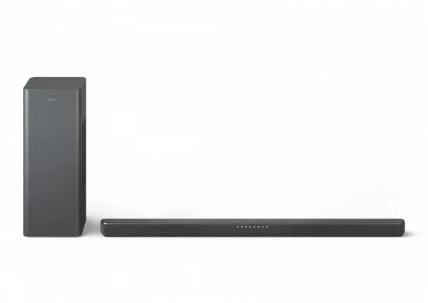 Philips TAB6309 - Lydbarsystem - til TV - 2.1-kanal - trådløs - Bluetooth - 160 Watt (Total) - mørkegrå