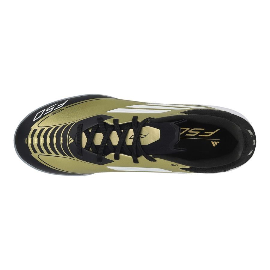 adidas F50 Messi League TF Triunfo Dorado - Doré/Blanc/Noir