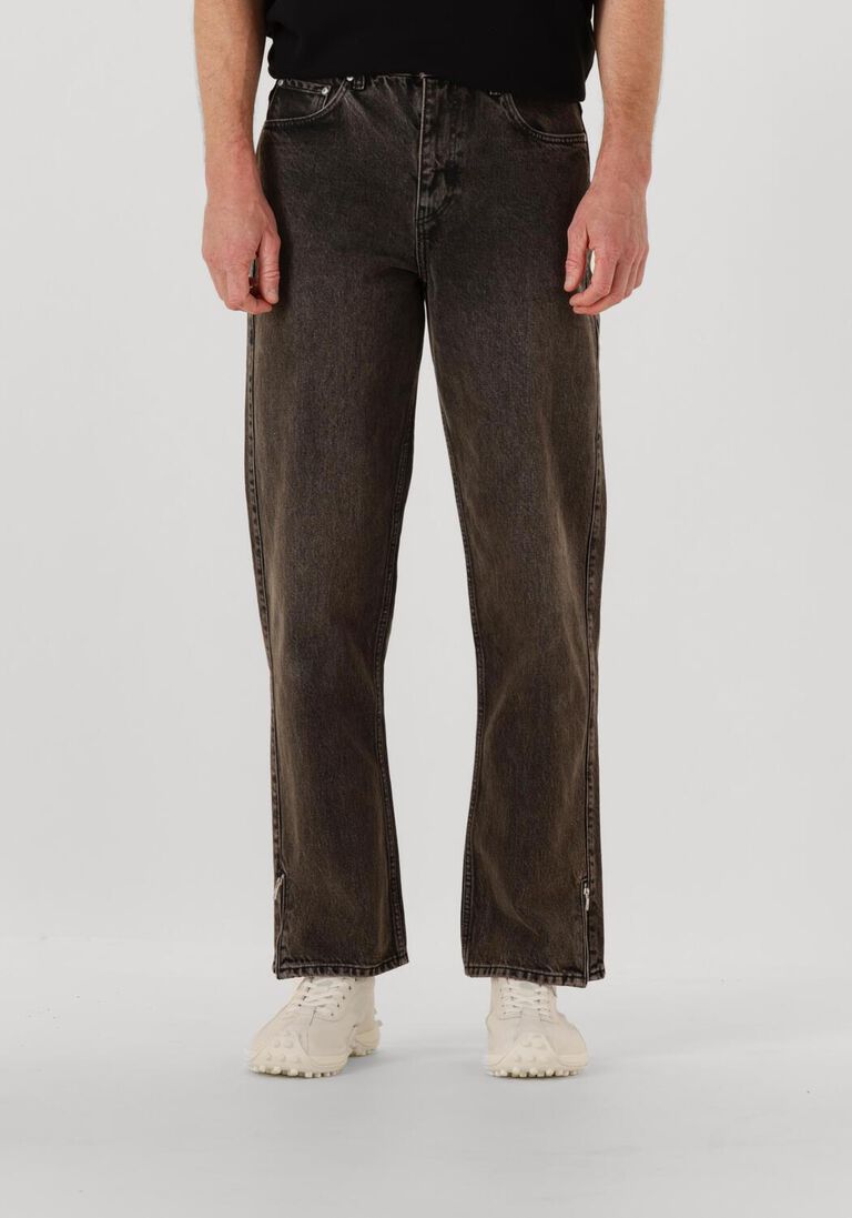 antraciet represent straight leg jeans r2s split denim